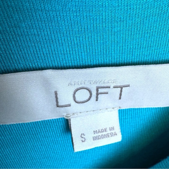 LOFT Turquoise Sleeveless Maxi Dress - Picture 11 of 14